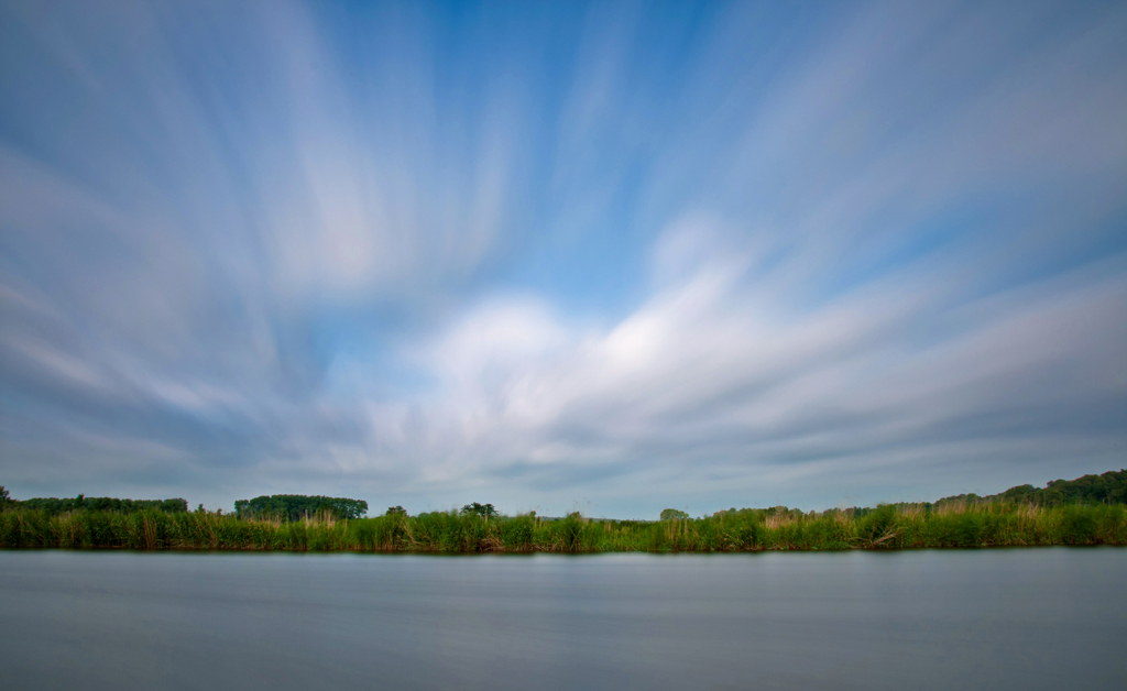 Long exposure sky