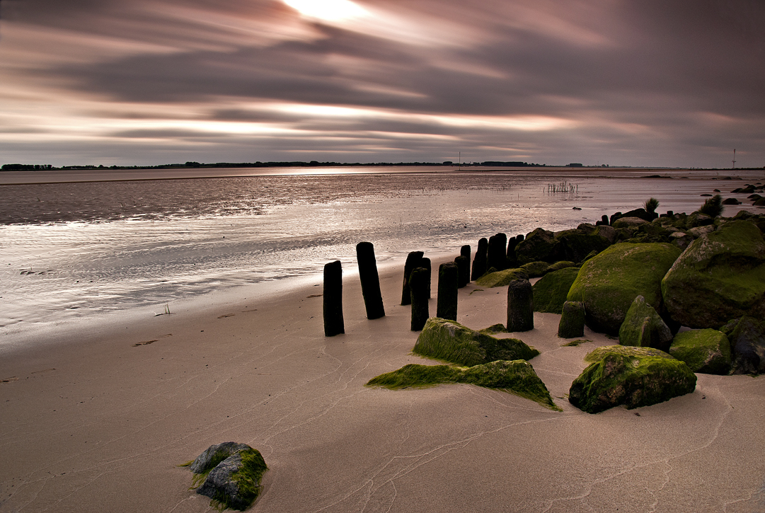 Long exposure clouds over Elbe