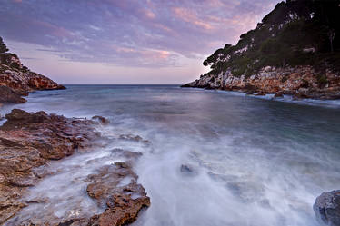 Long Exposure Balearic Sea surf