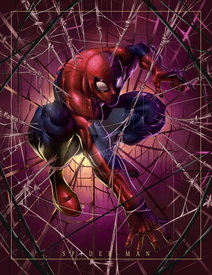 Spider-Man fanart pin up commission