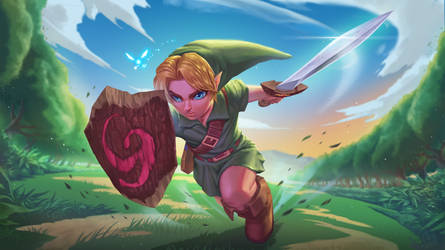 Young Link fanart Legend of Zelda