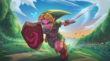 Young Link fanart Legend of Zelda