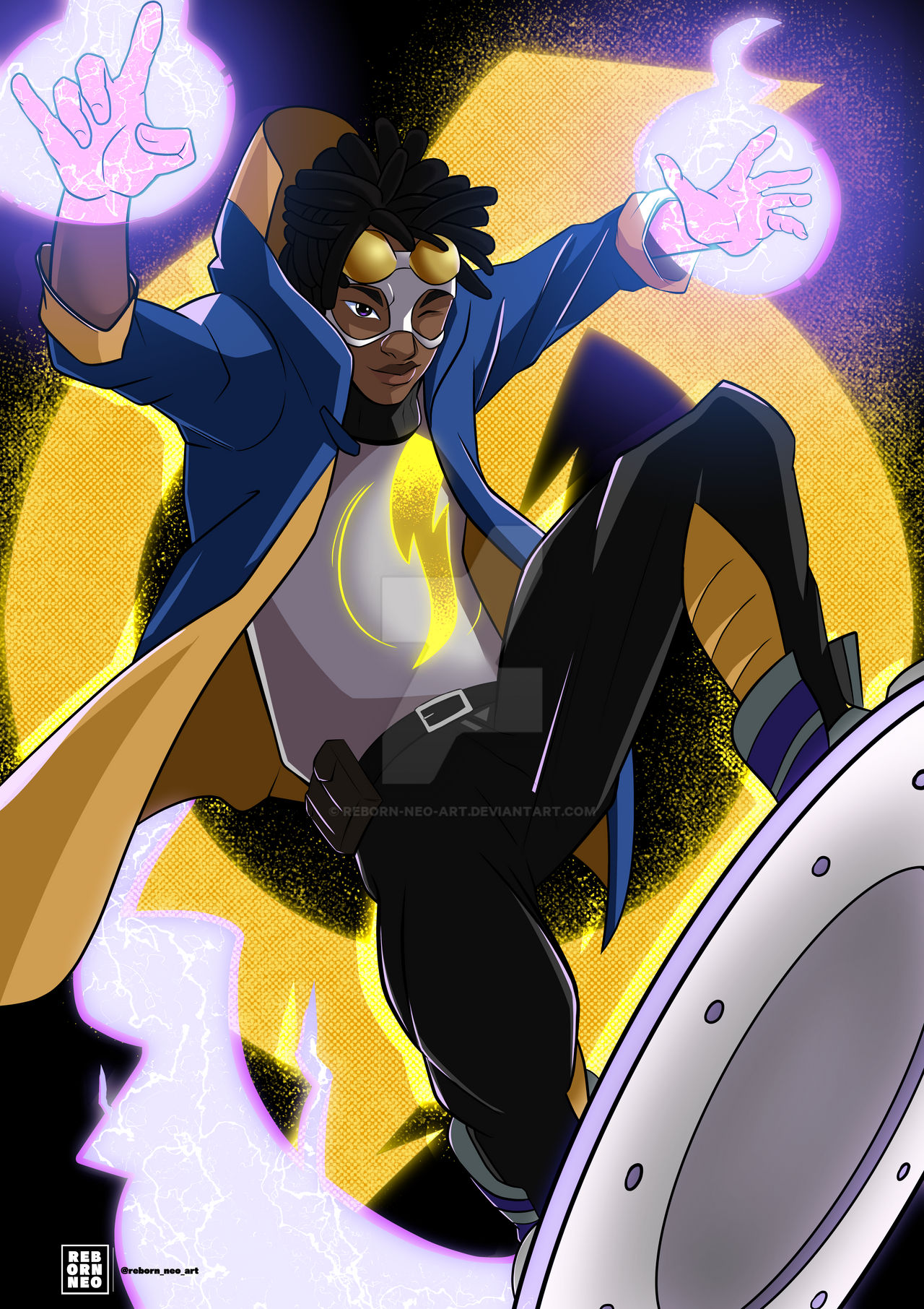 Super Hero Static Shock by reborn-neo-art on DeviantArt