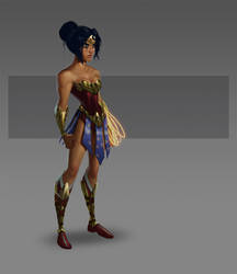 JLA CG Concepts - Wonder Woman