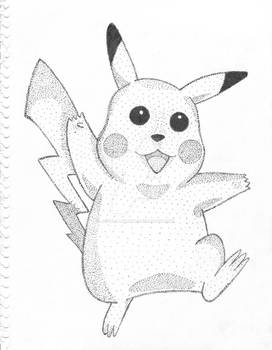 Pikachu Stippling