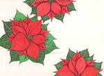 Poinsettia Holiday Card by JesseAllshouse