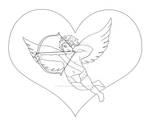 Cupid Classic Digital Ink by JesseAllshouse