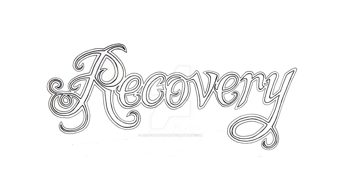 Recovery Room Lettering Recovery Lettering Pen and Ink by JesseAllshouse on DeviantArt