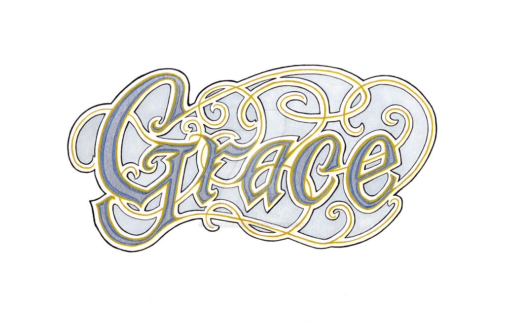 Grace Lettering by JesseAllshouse on DeviantArt