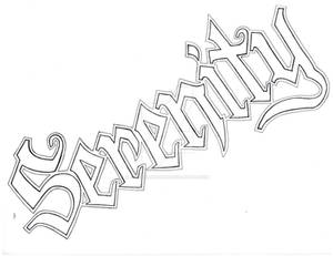 Serenity Lettering Quick Outline