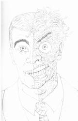 Two-Face Portrait Sketch 