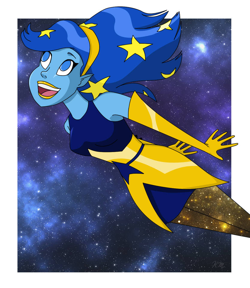 Neopets Paint Brush Challenge Starry Galaxy Girl by GalaxyGirl5 on