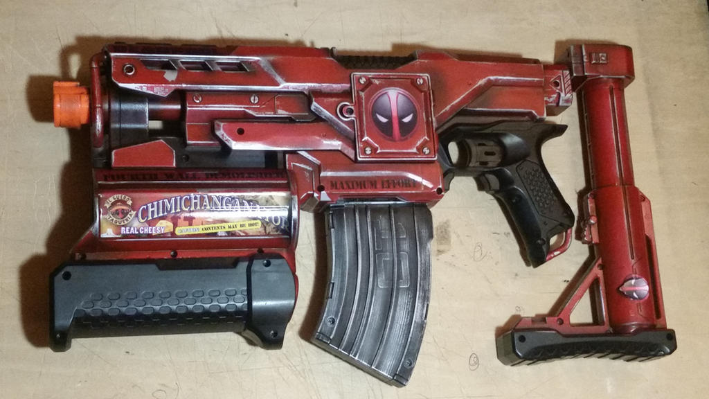 Nerf Deadpool blaster Hasbro SHOULD'VE made! 