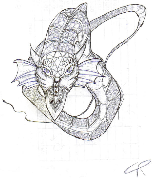 Line Dragon by spacemonkeyzero on DeviantArt