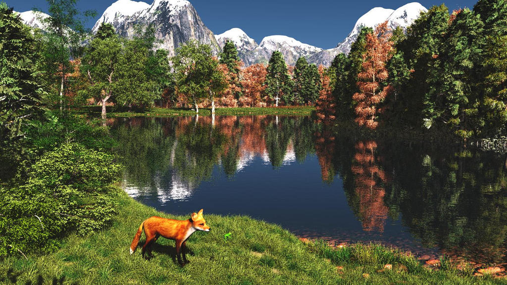 Mountain Pond Nu1 by anne1956 Mountain Pond Nu1 by anne1956