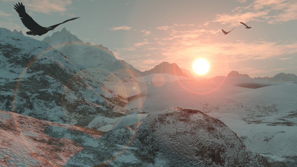 Eagles and Mountains by anne1956 Eagles and Mountains by anne1956