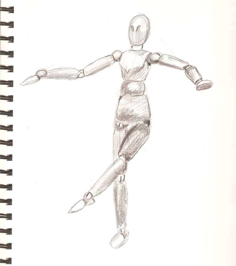 Mannequin sketch- March 23