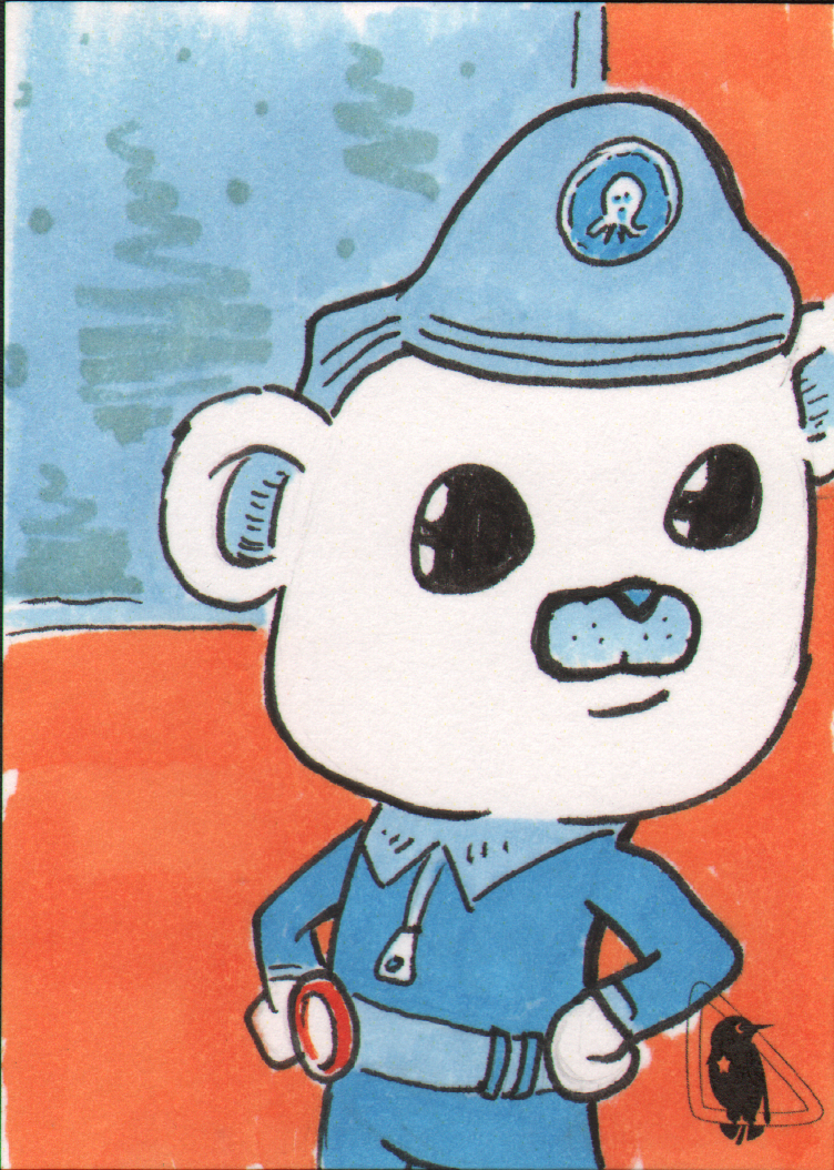 Octonauts Captain Barnacles Sketch Card By Invaderjes On Deviantart Octonauts Captain Barnacles Sketch Card By Invaderjes On Deviantart