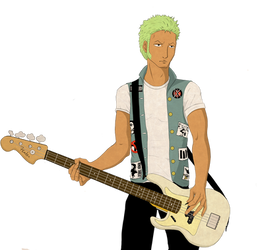 Zoro is- A Punk Rocker!