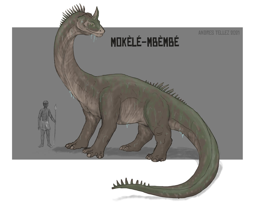 Mokele mbembe render by Francoraptor2018 on DeviantArt