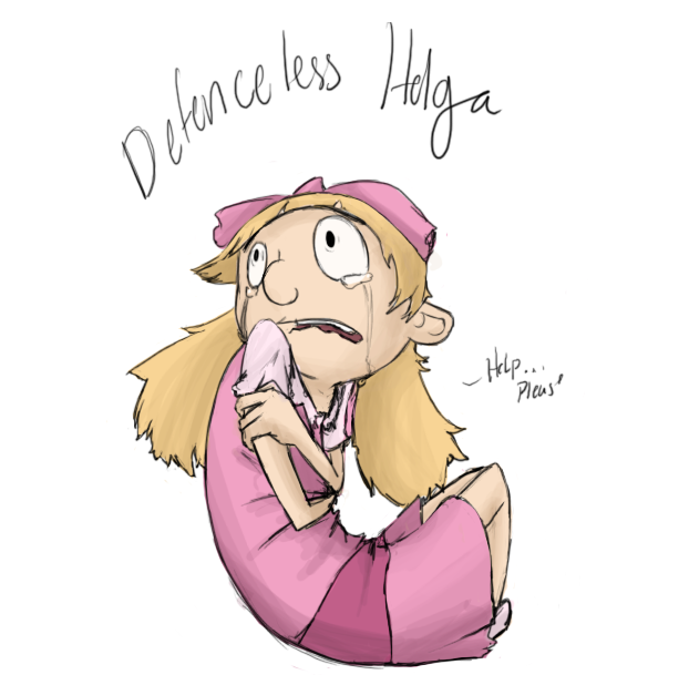 30 DAY CHALLENGE DAY FIVE Helga colored