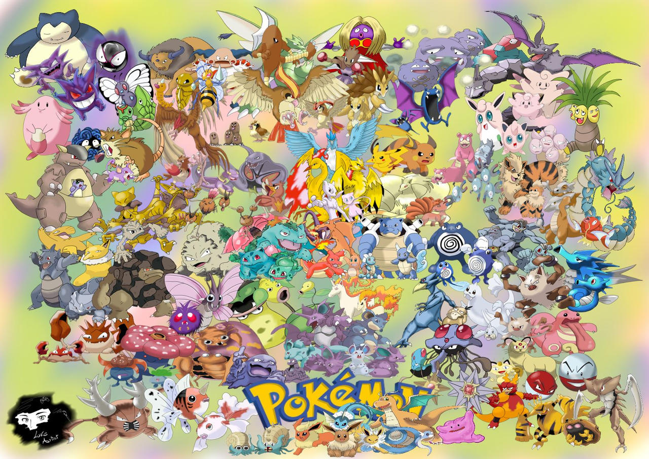 Kanto Pokemon by Trannith on DeviantArt