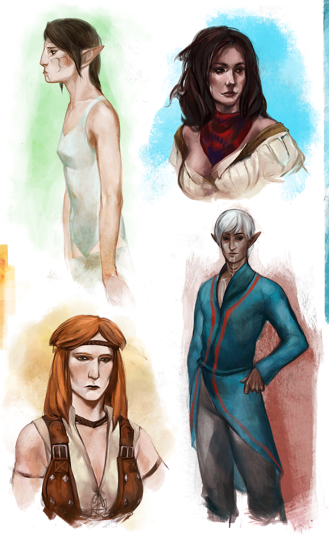 Dragon Age II sketches