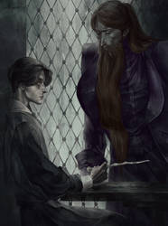 HP Tom Riddle, Albus Dumbledore: In grey days