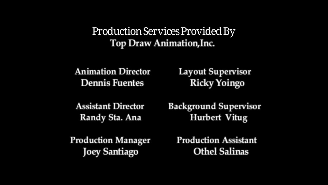 Top Draw Animation Inc. Credits by Jomar64 on DeviantArt