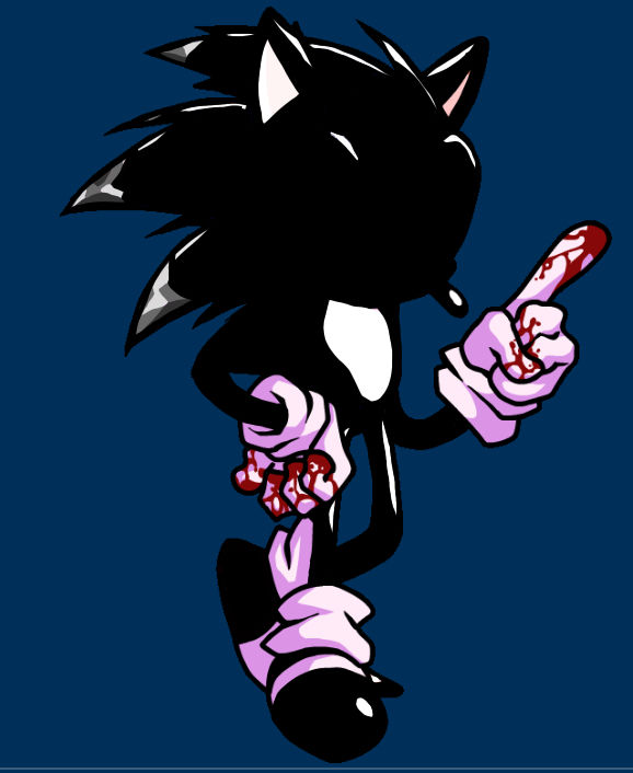 Dark Sonic.Exe (edited) by Sonicexedemonio on DeviantArt
