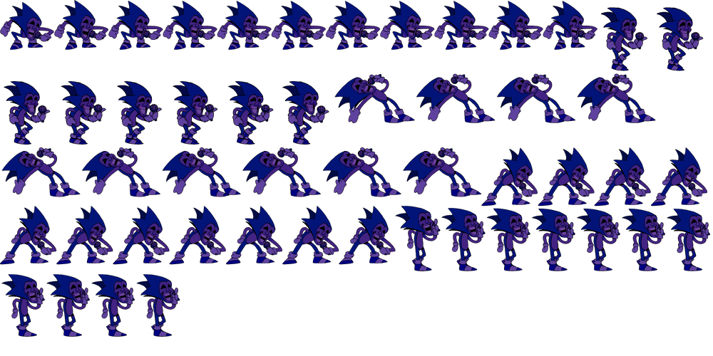 Majin Sonic - Concept Idle/Impatient Sprites by RetroReimagined on  DeviantArt