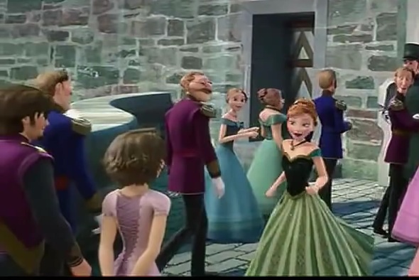 Rapunzel and Eugene in FROZEN!!!