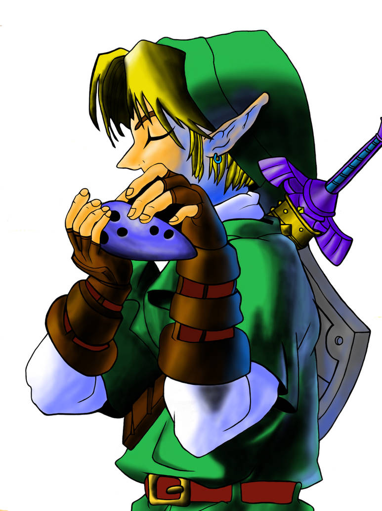 Legend Of Zelda Ocarina Of Time Link Photoshopped