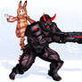 Pragmata x DOOM (commission)