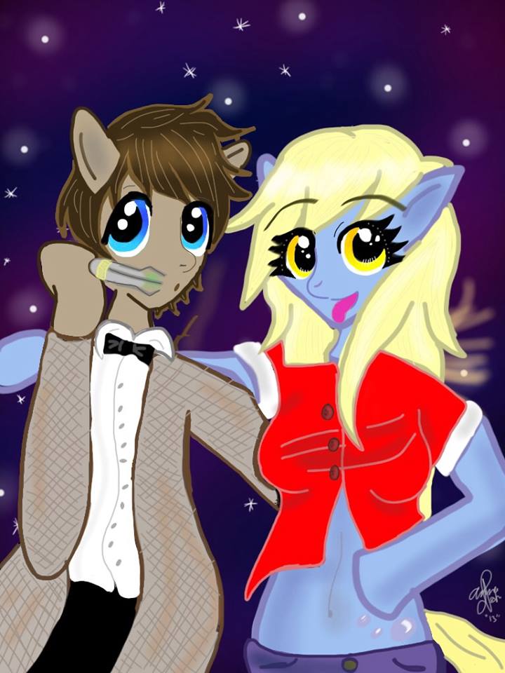 PRIZE- Derpy Hooves and Doctor Who