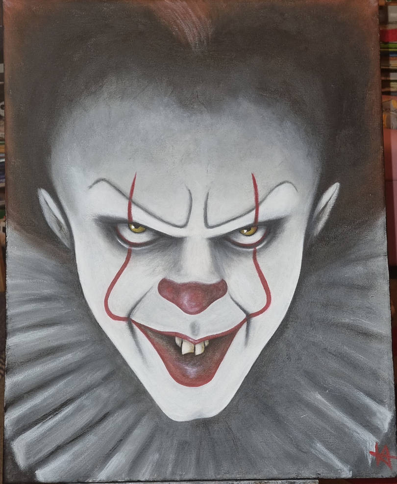 Commissioned piece, Pennywise the dancing clown by kathrynhod on DeviantArt