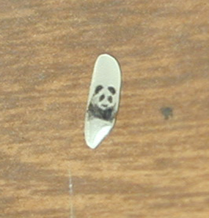 Panda on Grain of Rice