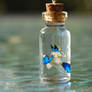 Blue Butterflies in Bottle
