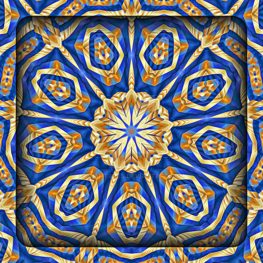 abstract nonagon mandala by jhantares on DeviantArt