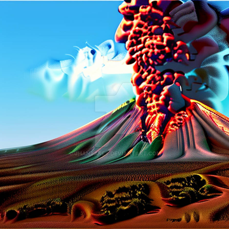Volcano Deviantart volcano comic style v by jhantares on DeviantArt