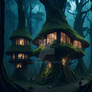 A magical hidden world of tree houses