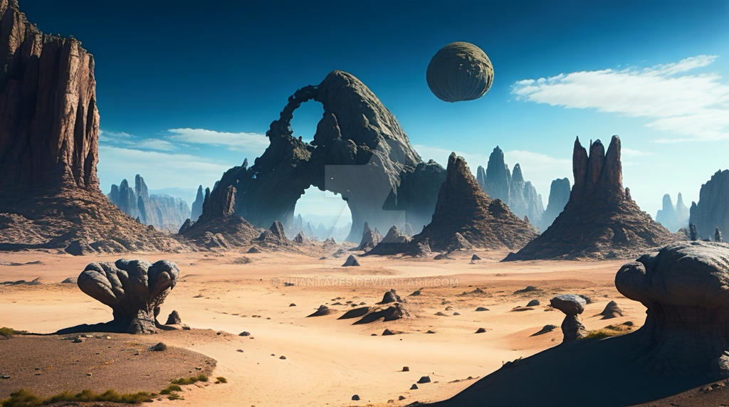 Alien Planet Setting Alien planet space scene by jhantares on DeviantArt