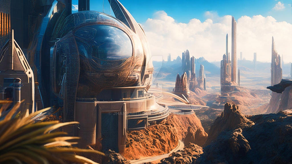 Distant Futor A breathtaking view of a distant future by jhantares on DeviantArt