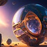 A dreamlike world of spheres and cubes