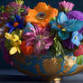 An opulent spring floral arrangement