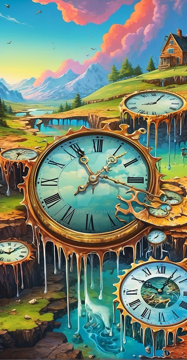 Melting Clocks Surreal Landscape Background By Jhantares On DeviantArt melting-clocks-surreal-landscape-background-by-jhantares-on-deviantart