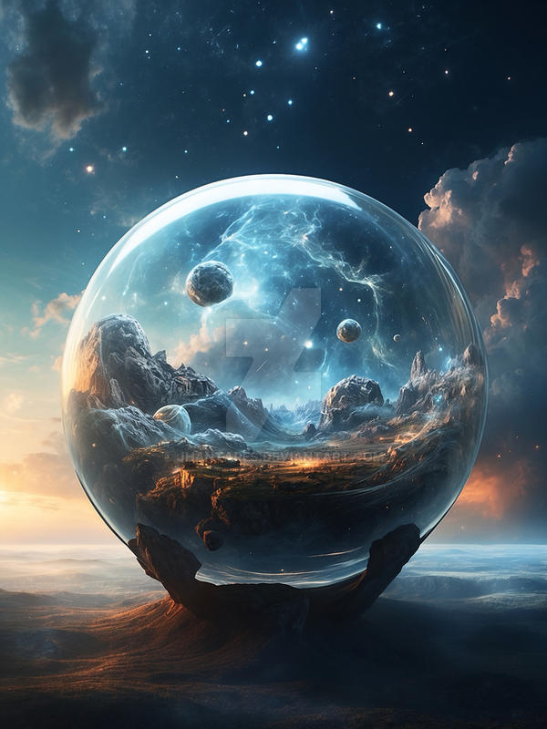 A translucent sphere