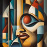 A collection of cubism style pictures