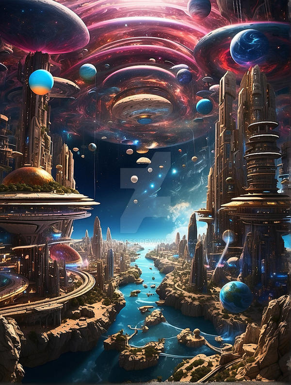 A marvelously advanced Type 7 civilization by jhantares on DeviantArt