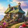 A quaint and enchanting magical cottage